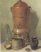 Jean Baptiste Simeon Chardin The Copper Urn (mk05) oil painting
